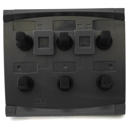 Panel Elektryczny Wodoodporny 6 Przełączników BEP Marine CMP-6WP